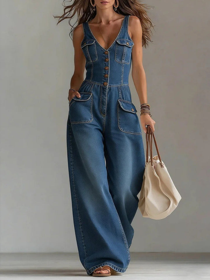 Claire | Tuta V-Neck da Donna