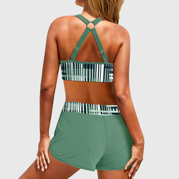 Janelle - Bikini a Vita Alta a Costine