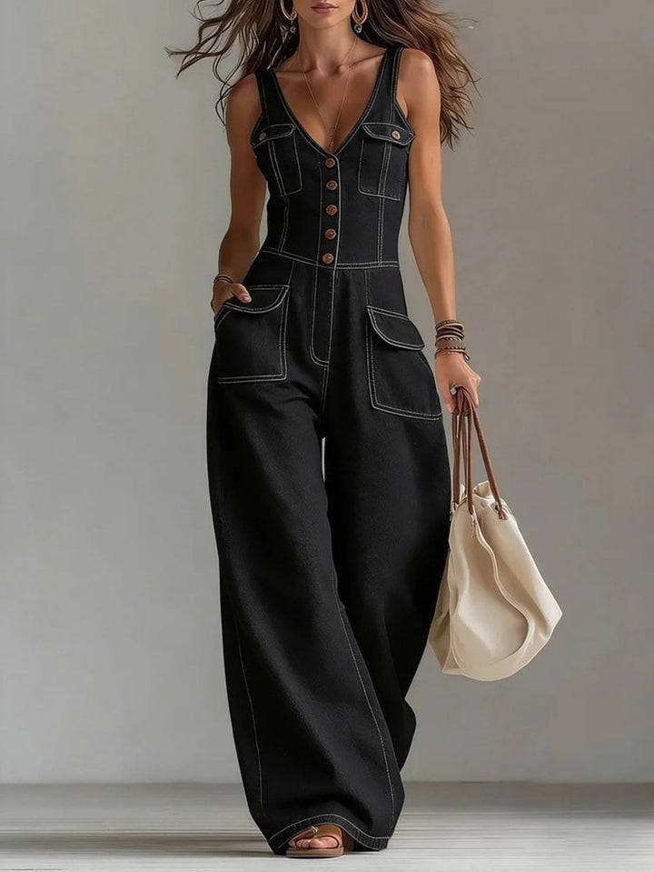 Claire | Tuta V-Neck da Donna