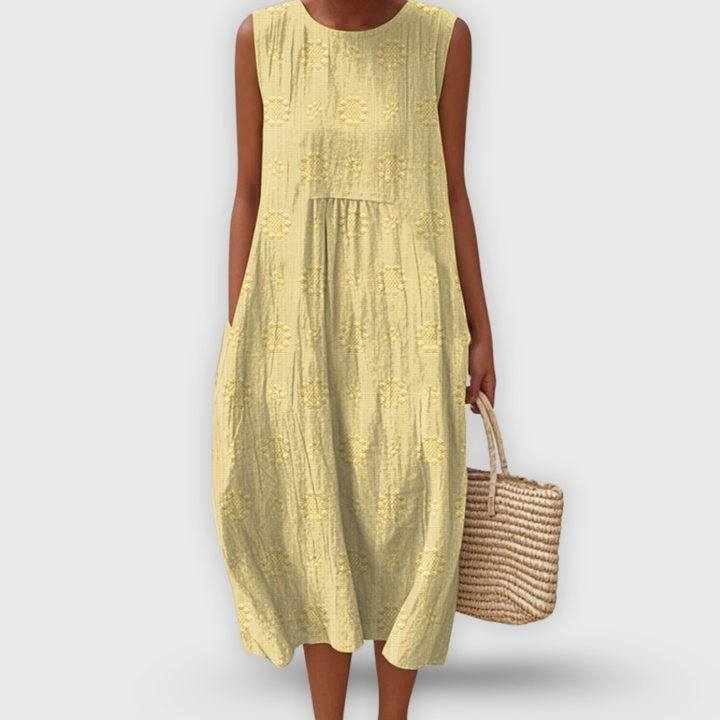 Chiara – Abito boho con ricami