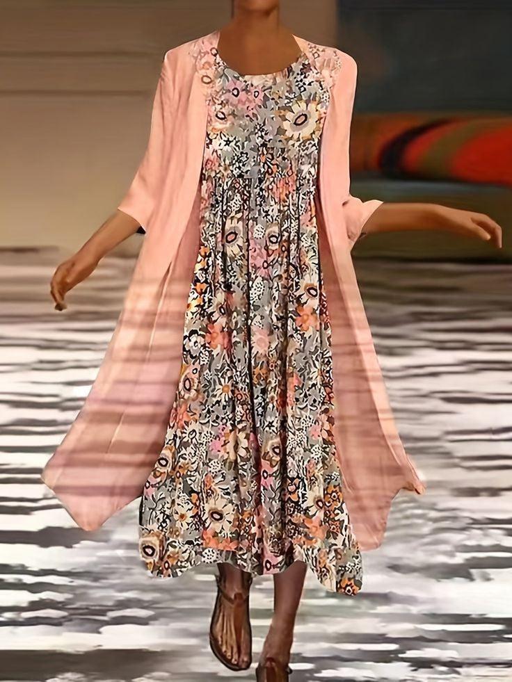 Elisa – Abito boho floreale