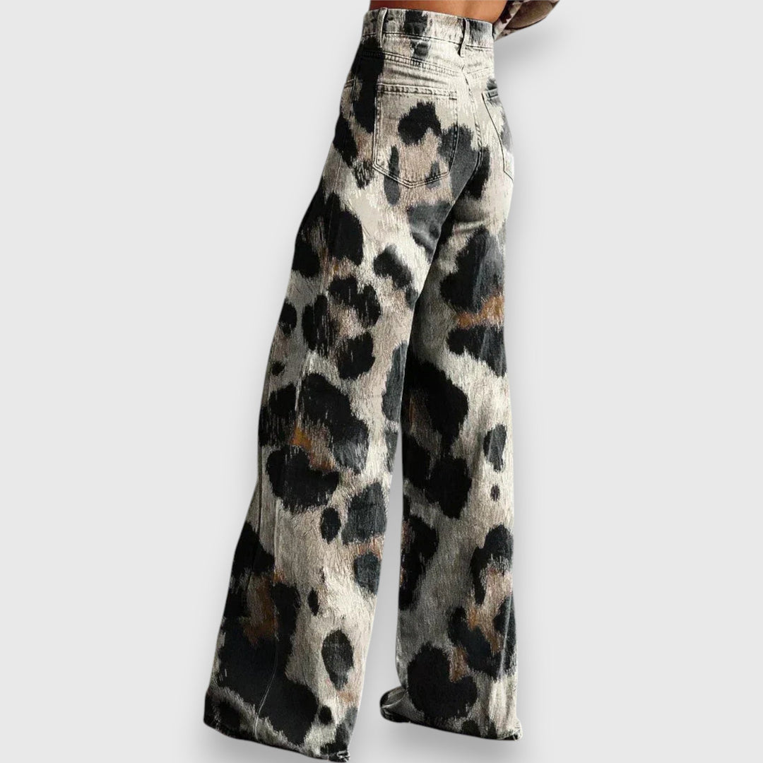 Tavira – Jeans dichiarativi con motivo selvaggio