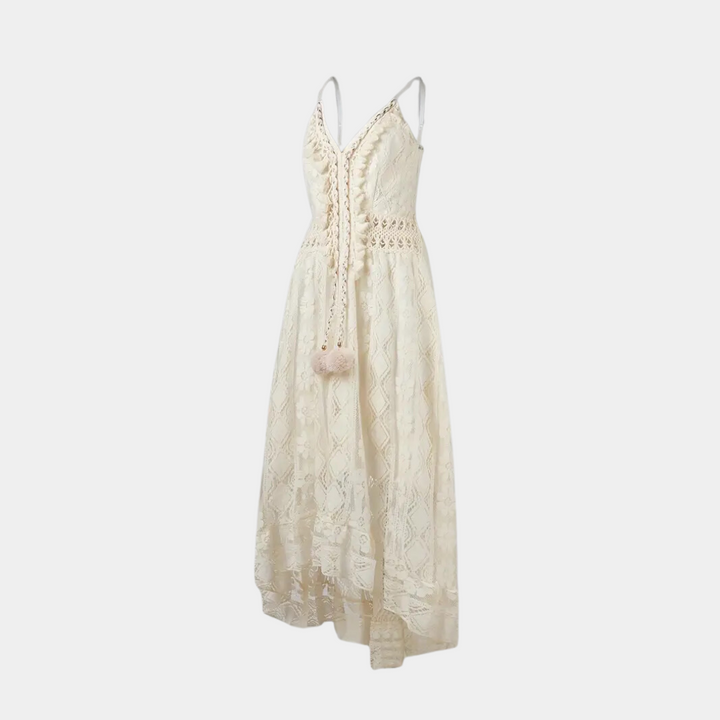Rachele – Abito boho in pizzo