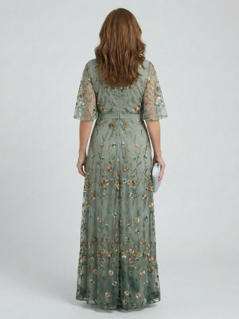 Selora | Abito Maxi Fluente con Collo Halter