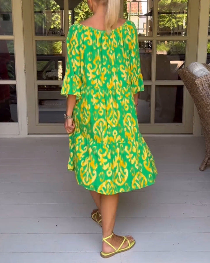 Rita – Abito boho stampato