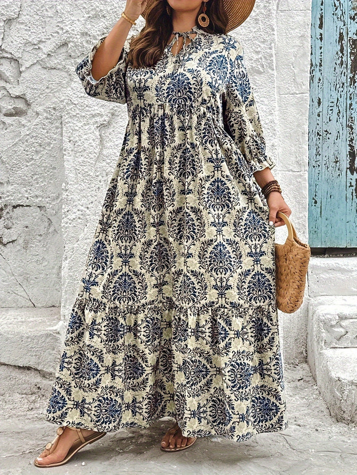 Marta – Abito boho mosaico