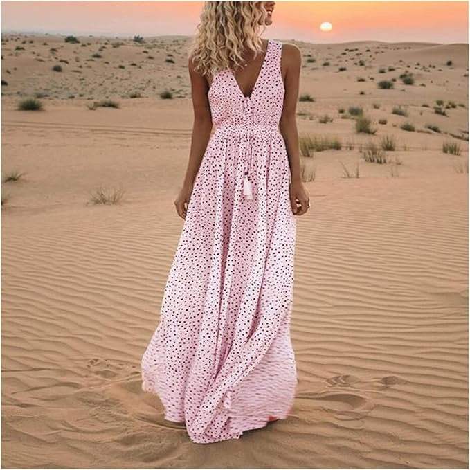 Gaia – Abito boho maxi