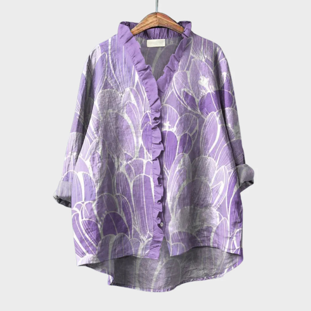 Melinda - Elegante blusa estiva in tessuto leggero