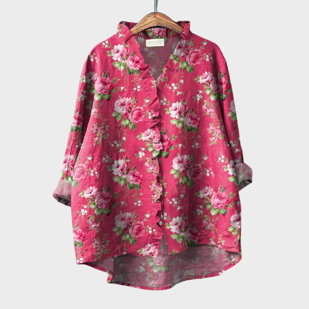 Melinda - Elegante blusa estiva in tessuto leggero