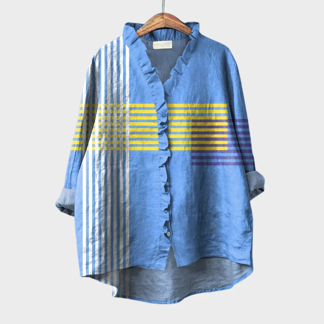 Melinda - Elegante blusa estiva in tessuto leggero