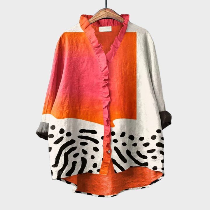 Melinda - Elegante blusa estiva in tessuto leggero