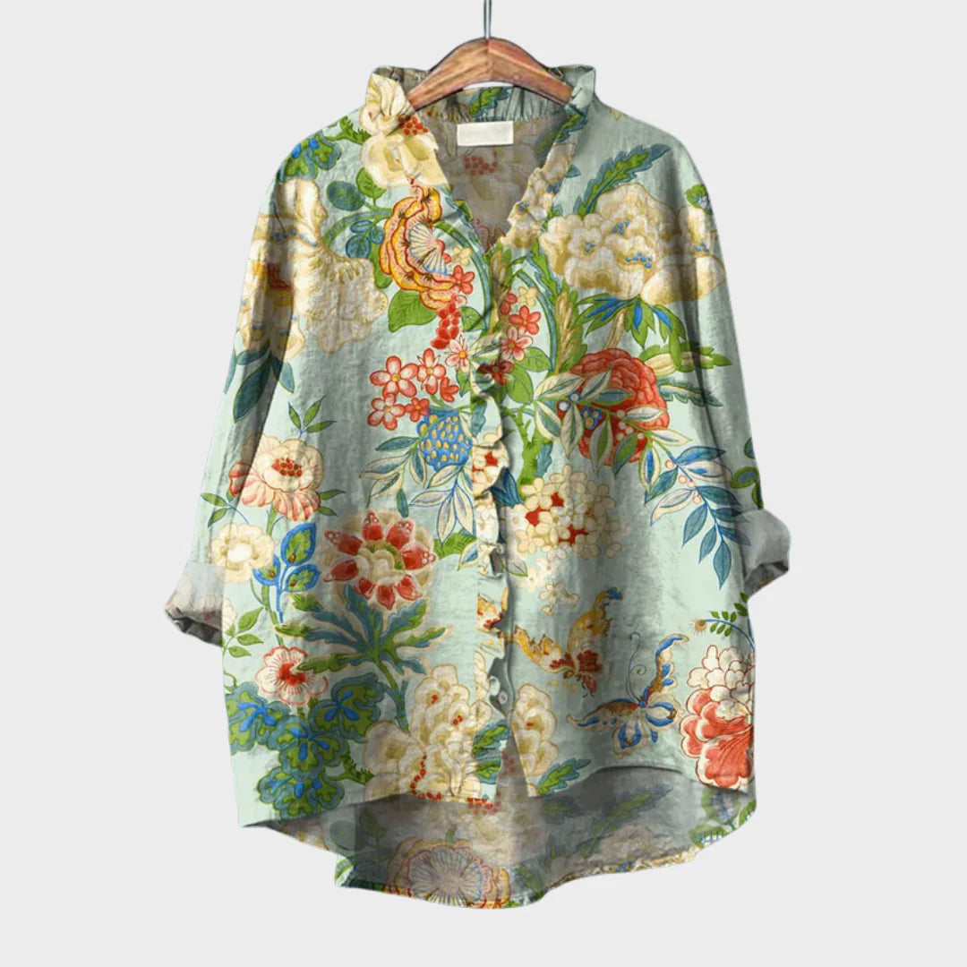 Melinda - Elegante blusa estiva in tessuto leggero