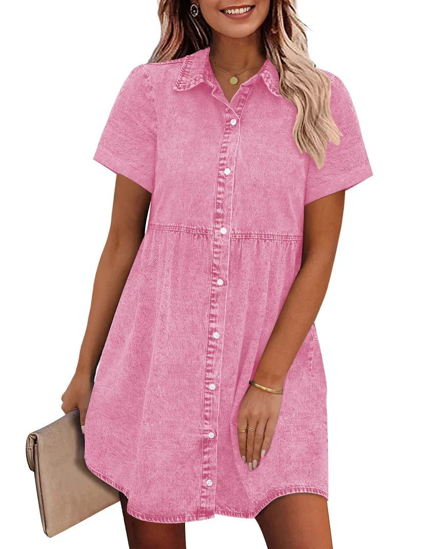 Jane | Vestito Camicia in Denim