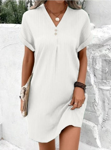 Carina – Abito boho con scollo a V