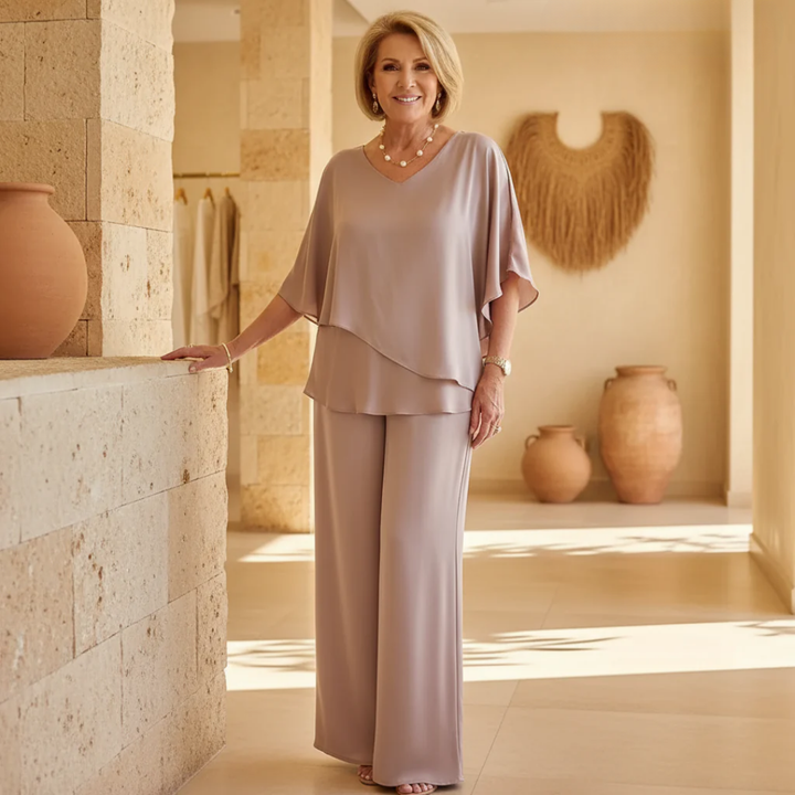 Martha - Completo due pezzi pantaloni a gamba larga
