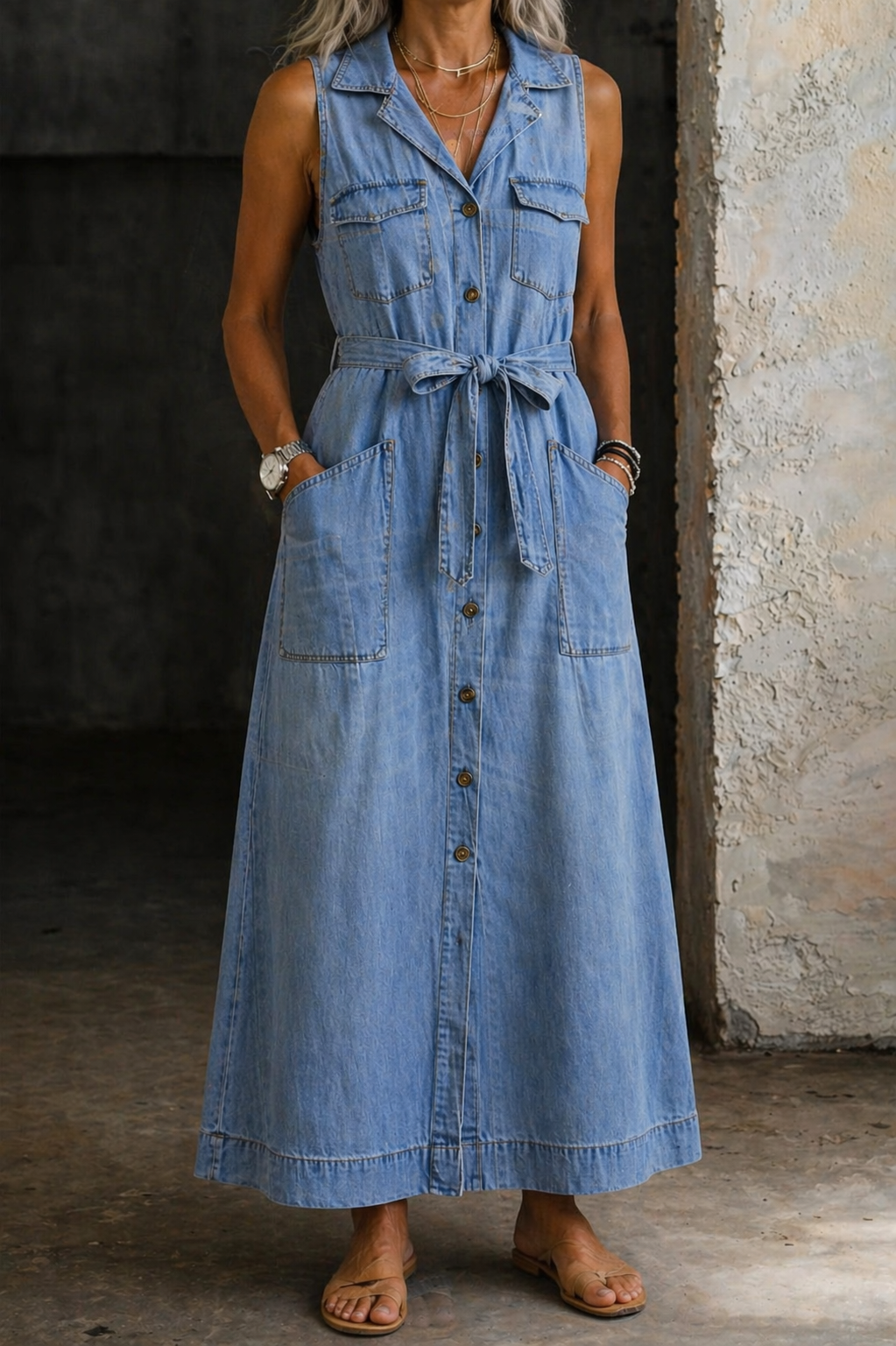 Susan | Abito in Denim