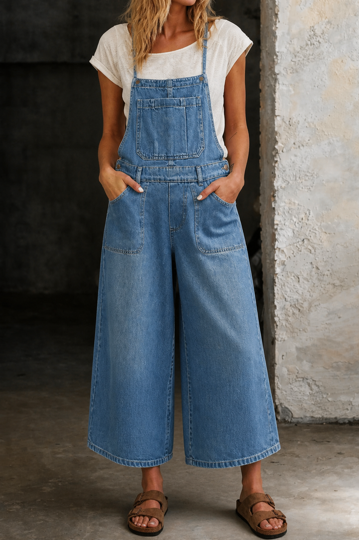 Elizabeth | Salopette con Pantaloni Larghi