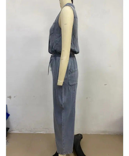 Rosalia |  Tute in Denim Senza Maniche