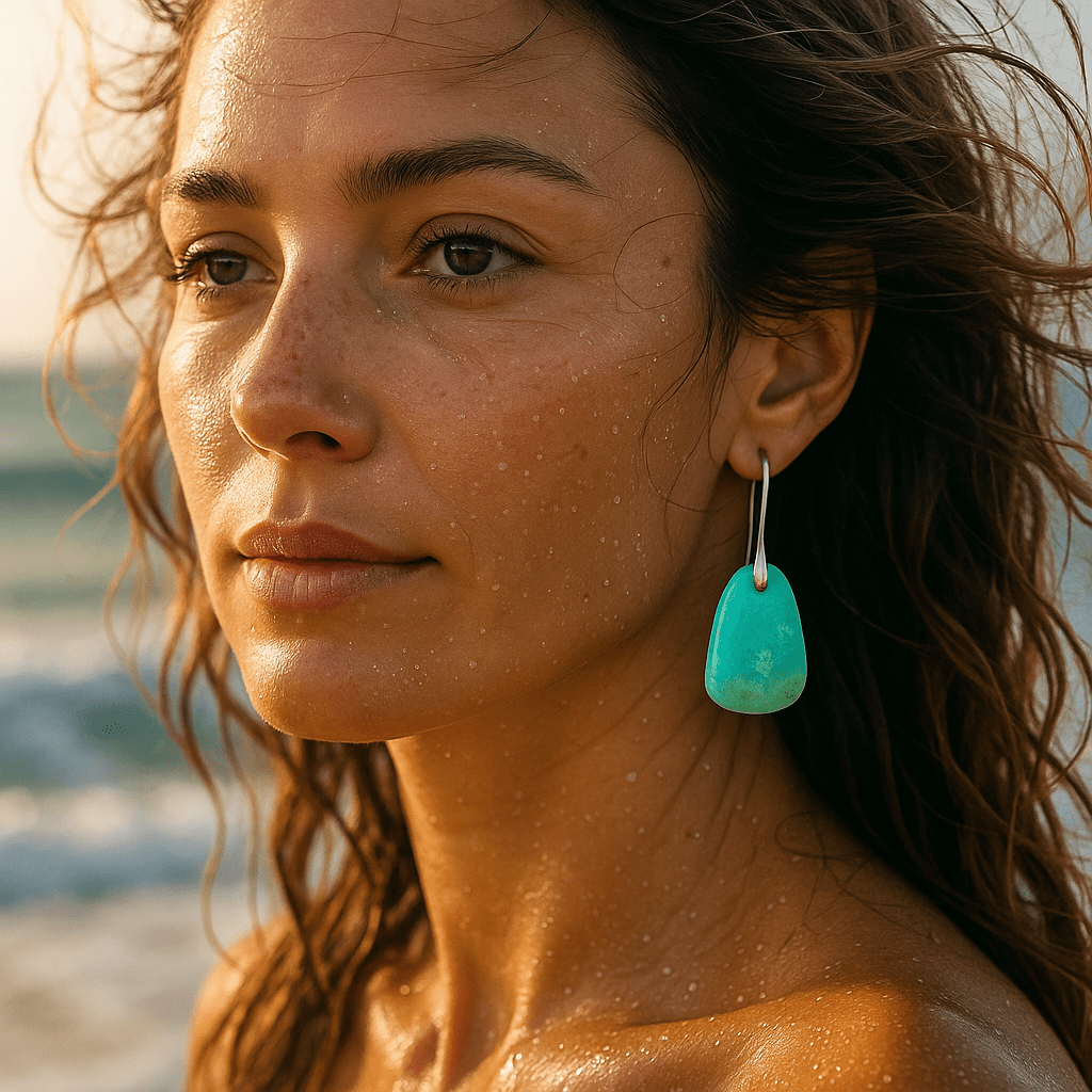Eleganza con quarzo di amazonite