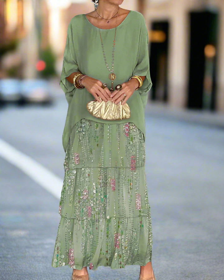 Alessia – Abito boho a strati