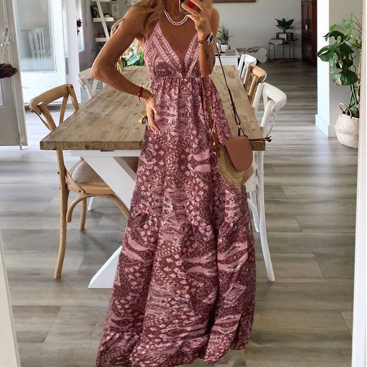 Giulia – Abito boho maxi