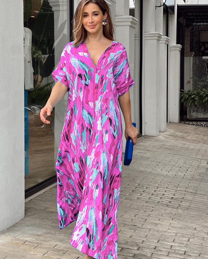 Marina – Abito boho astratto