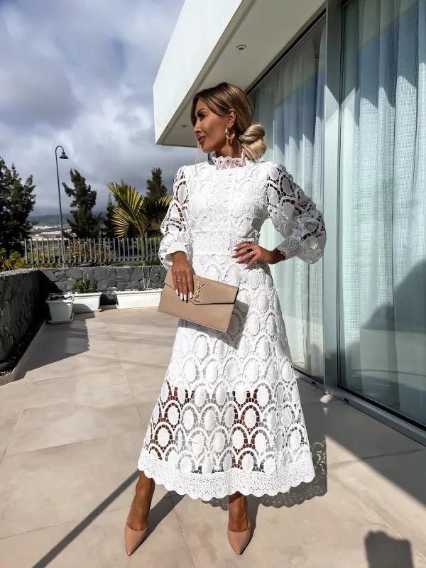 Noor - Abito in pizzo romantico