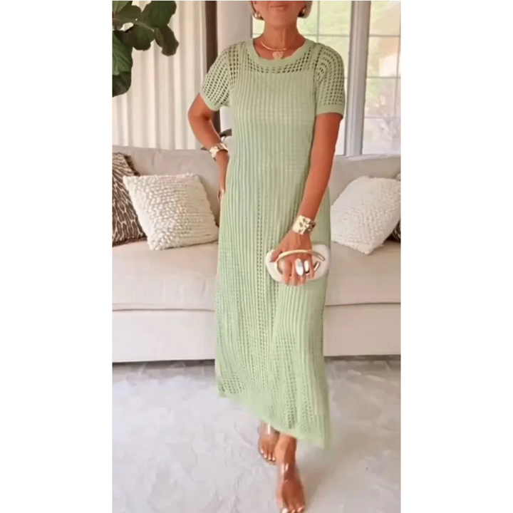 Bethania | Abito Maxi Lungo con Cut-Out + Sottoveste Gratuita