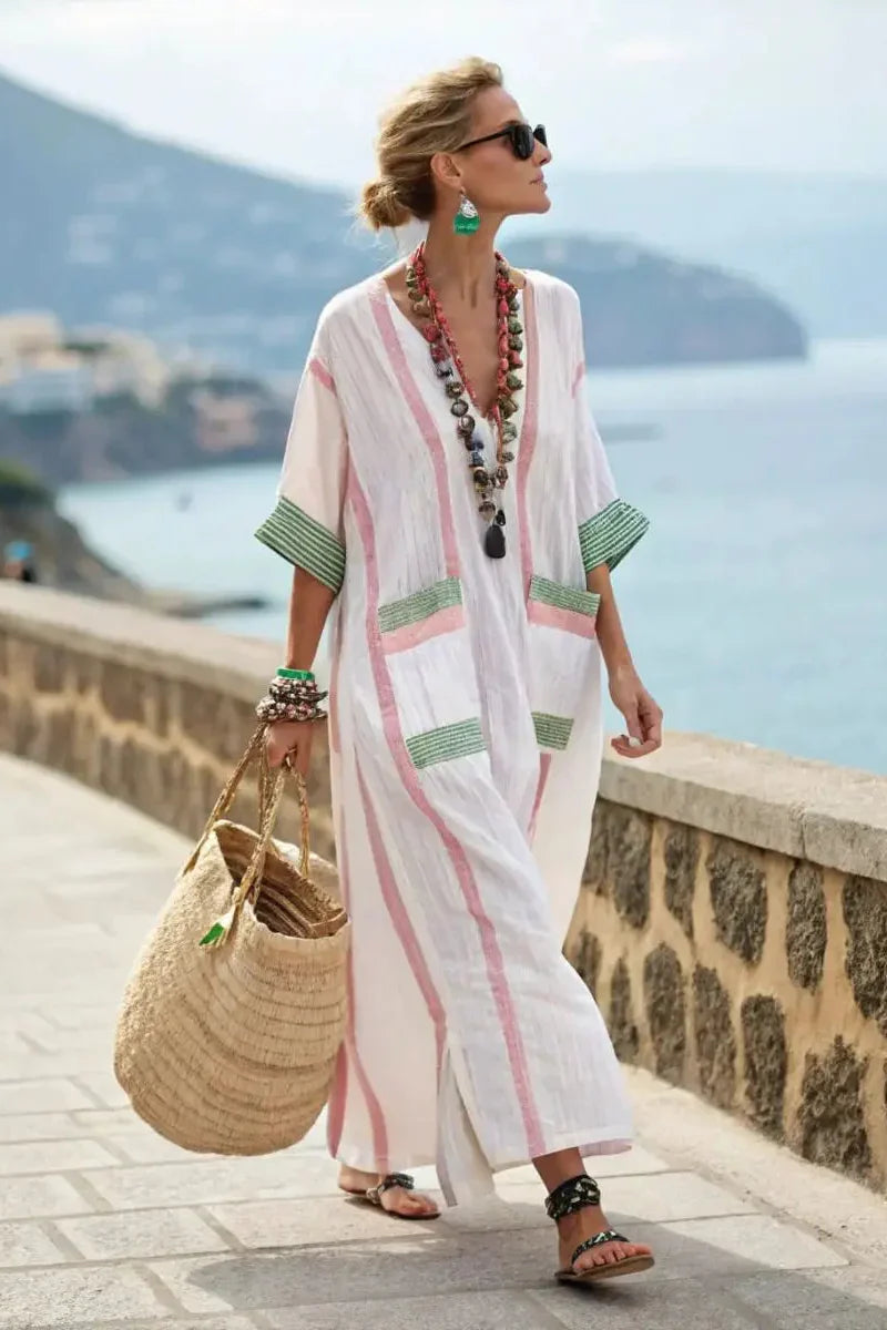 Allegra – Abito boho maxi estivo