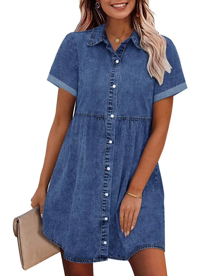 Jane | Vestito Camicia in Denim