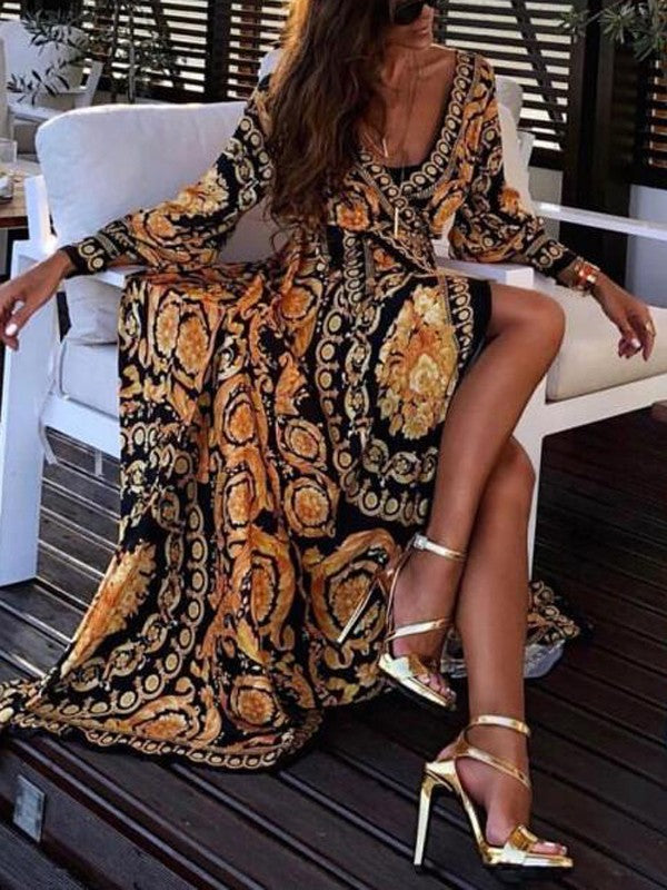Fabiola – Abito boho stampato