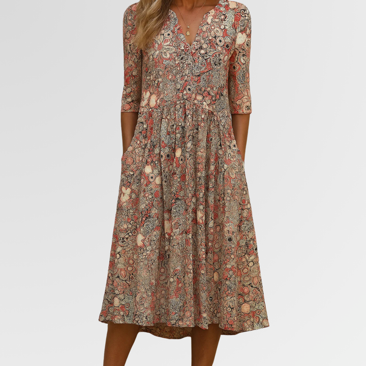Olivia | Abito elegante con scollo a V
