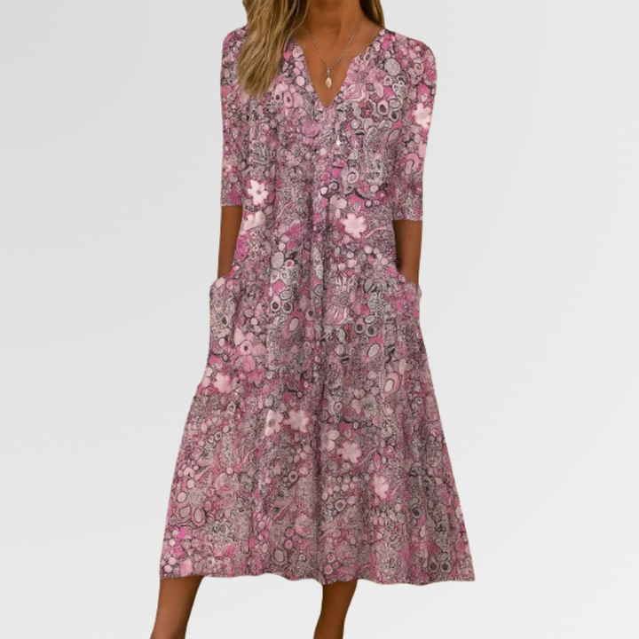 Olivia | Abito elegante con scollo a V
