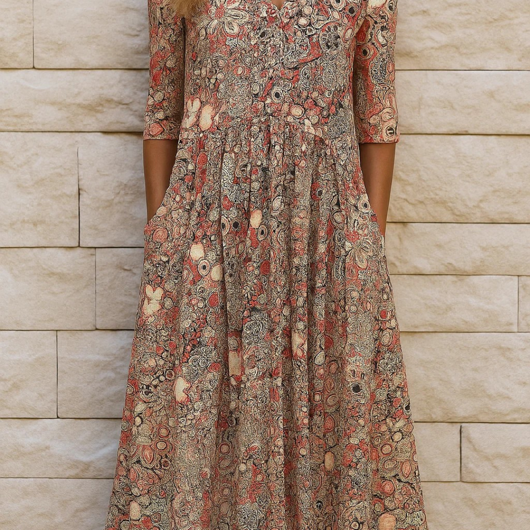Olivia | Abito elegante con scollo a V