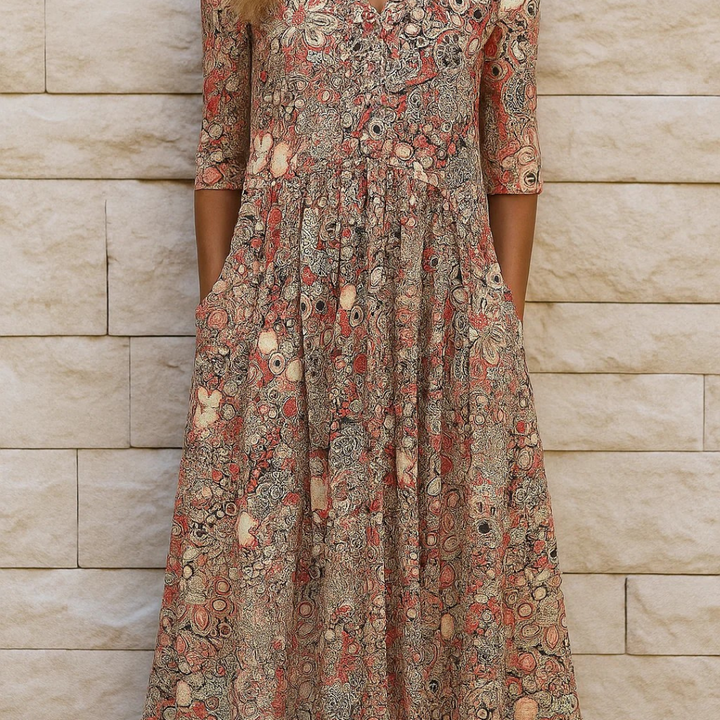 Olivia | Abito elegante con scollo a V