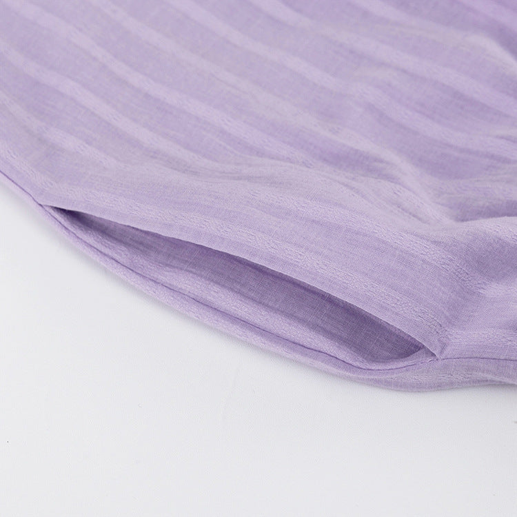 Yselia - Completo due pezzi fluido con camicia e pantaloni corti