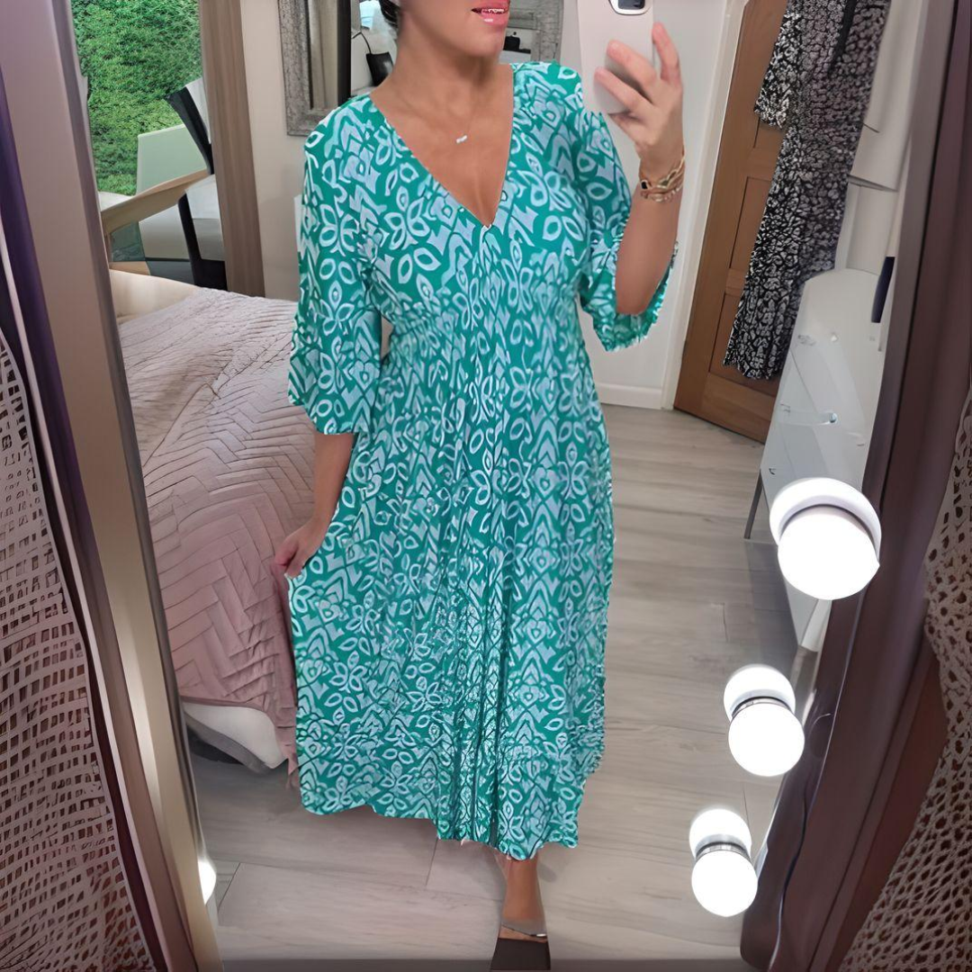 Livia – Abito boho stampato