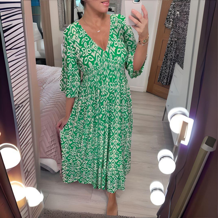 Livia – Abito boho stampato