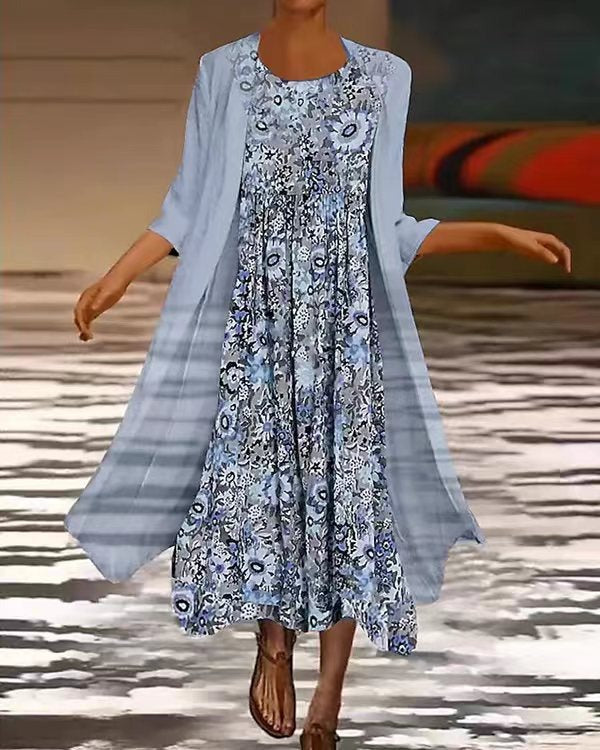 Elisa – Abito boho floreale