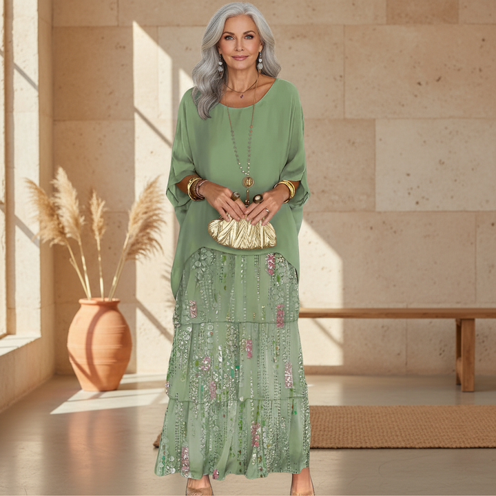 Alessia – Abito boho a strati