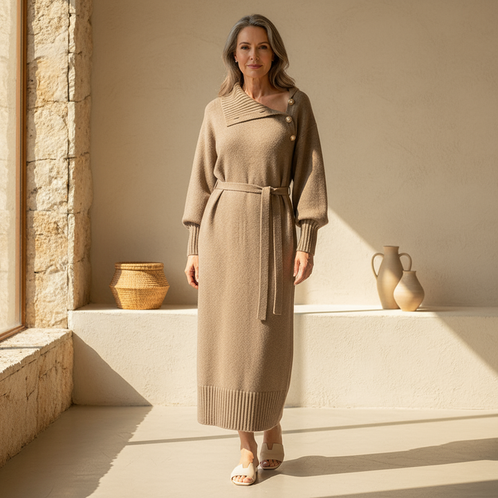 Evelina – Abito boho a portafoglio