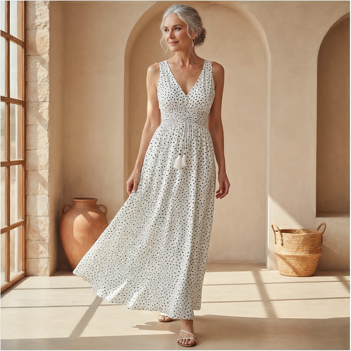Gaia – Abito boho maxi