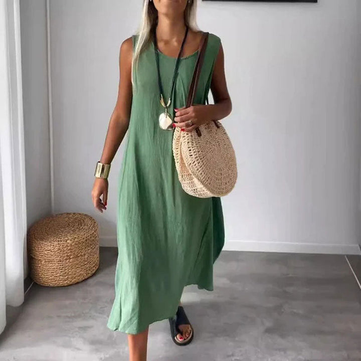 Amelia – Abito boho smanicato