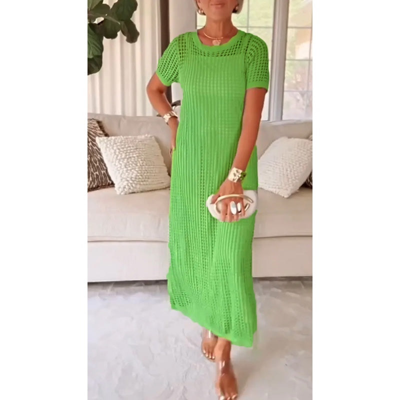 Bethania | Abito Maxi Lungo con Cut-Out + Sottoveste Gratuita