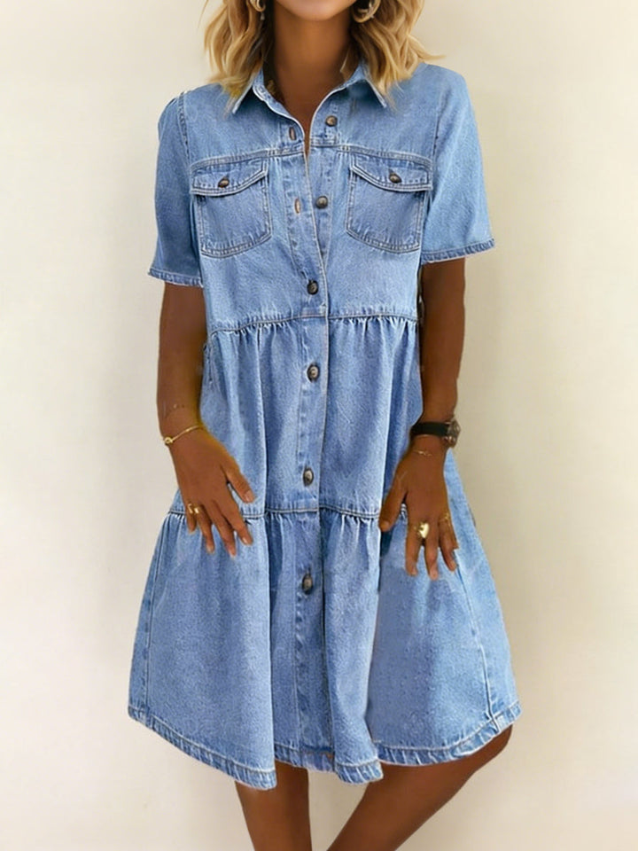 Sophia | Abito in Denim Elegante e Casual
