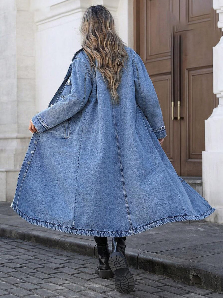 Maya | Giacca di jeans lunga e alla moda